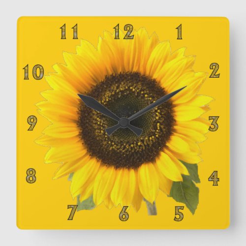 Sunflower Wall Clock