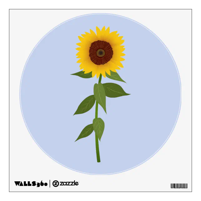 Sunflower Wall Decal Zazzle
