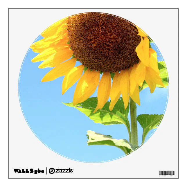 Sunflower Wall Decal Zazzle