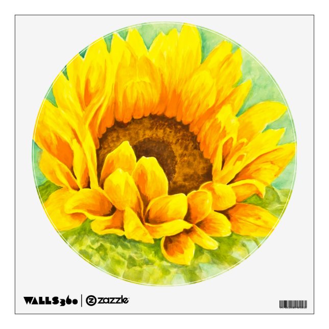 Sunflower Wall Sticker (Front)