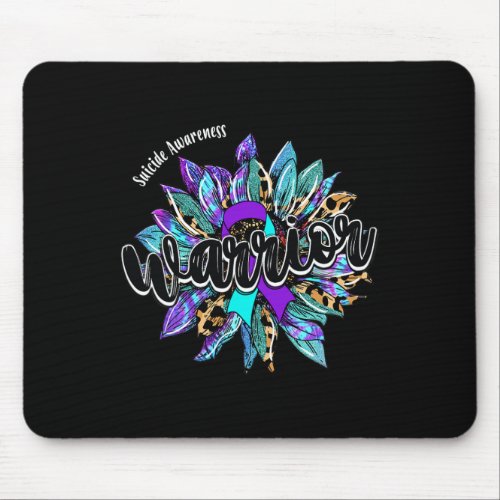 Sunflower Warrior Suicide Awareness  Mouse Pad