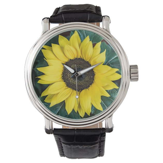 Vintage Sunflower with Our Time Together Mom Quote Watch | Zazzle