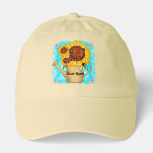 Sunflower Watercan Hat