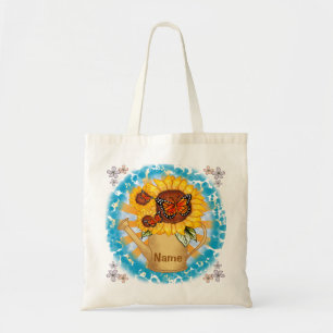 Sunflower Watercan tote bag