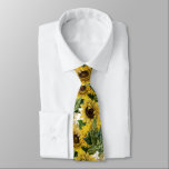 Sunflower Watercolor Floral Neck Tie<br><div class="desc">Sunflower Watercolor Floral Neck Tie.</div>