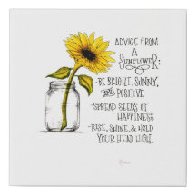 Sunflower Watercolor Painting