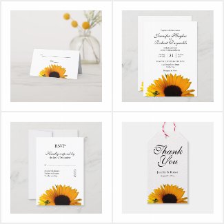 Sunflower Wedding Collection