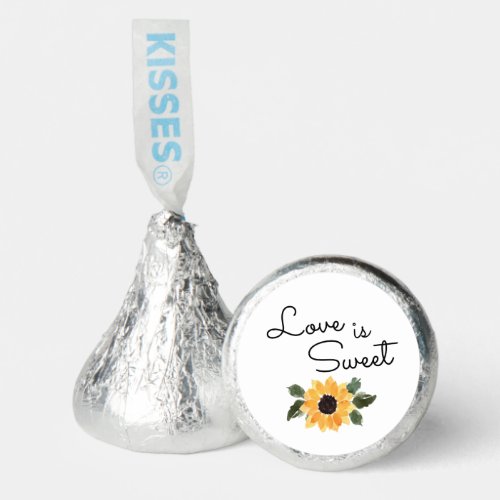 Sunflower Wedding Favor Love is Sweet