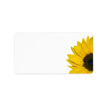 Sunflower Wedding Or General Blank Address Labels by wasootch at Zazzle