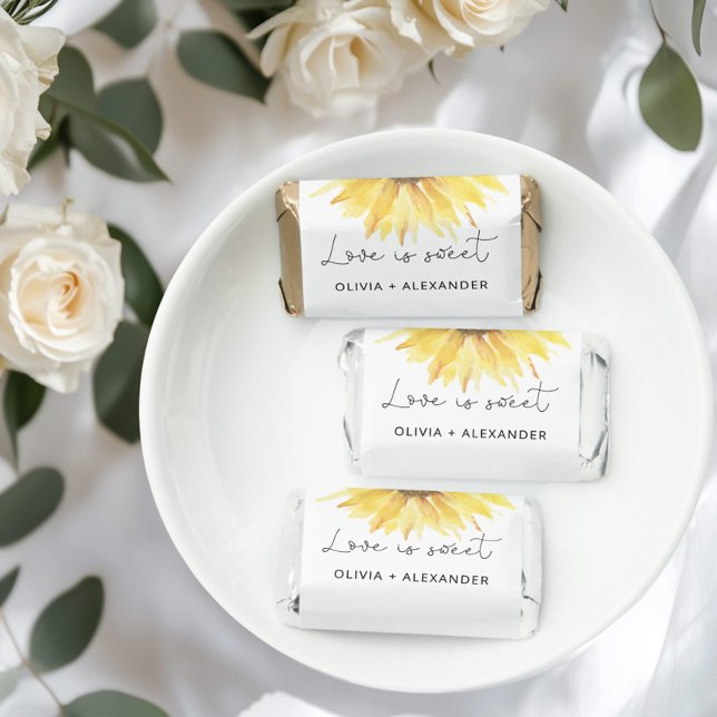 Sunflower wedding shower hershey's miniatures (Creator Uploaded)