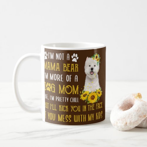 Sunflower Westie Mom Mothers Day Dog Mom Women  Coffee Mug