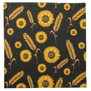 Sunflower Wheat Cloth Napkin