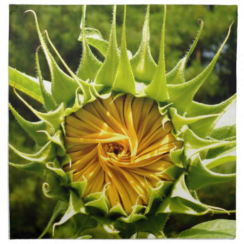 Sunflower Whirl Cloth Napkin