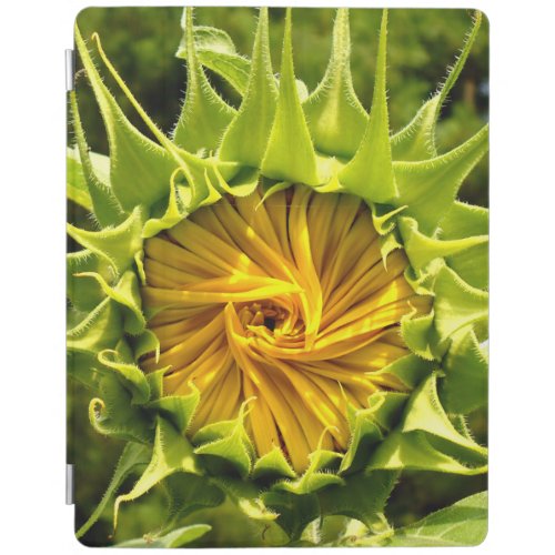 Sunflower whirl iPad smart cover