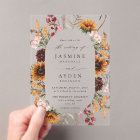 Sunflower & Wildflowers Floral Wedding