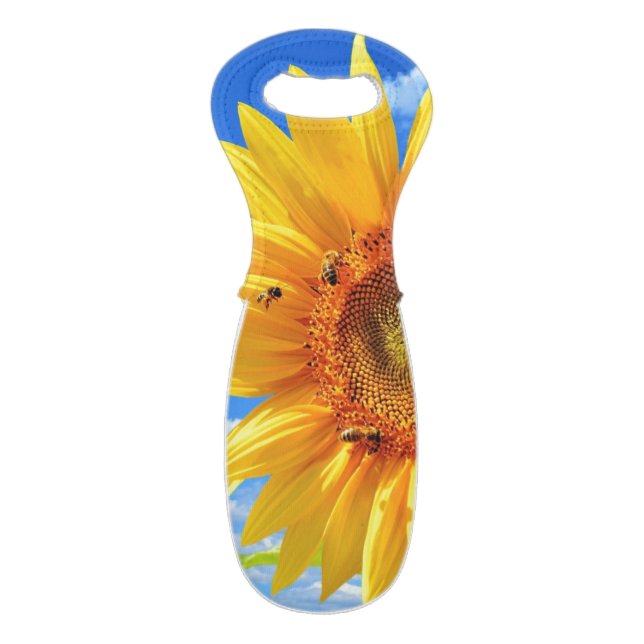 Sunflower Wine Bag (Front Flat)