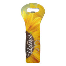 Sunflower Wine Tote