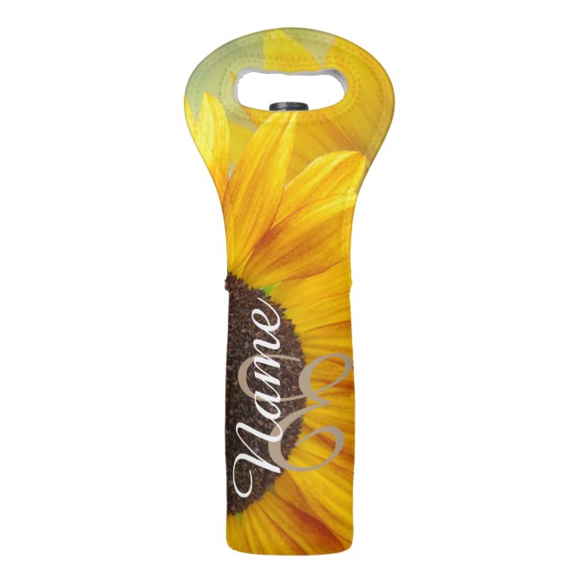 Sunflower Wine Tote (Front)