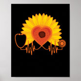 Sunflower With A Nurse Heartbeat Hippie Sunshine Sunflower With A Nurse Heartbeat Hippie Sunshine