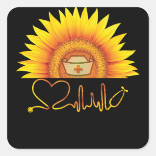 Sunflower With A Nurse Heartbeat Hippie Sunshine Sunflower With A Nurse Heartbeat Hippie Sunshine