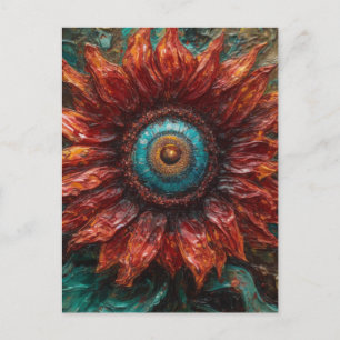 Sunflower with an Eyeball Postcard