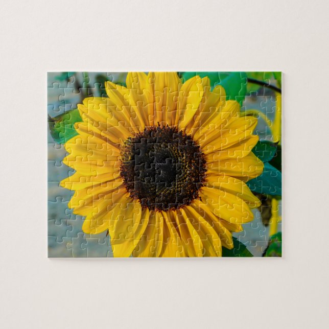 Sunflower with Bee Jigsaw Puzzle (Horizontal)