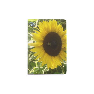 Sunflower with Bee Passport Holder