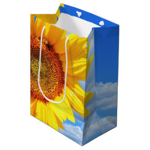 Sunflower with Bees Gift Bag