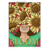 Sunflower Woman -- Bloom! (Front)