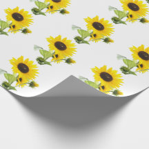 Sunflower Wrapping Paper