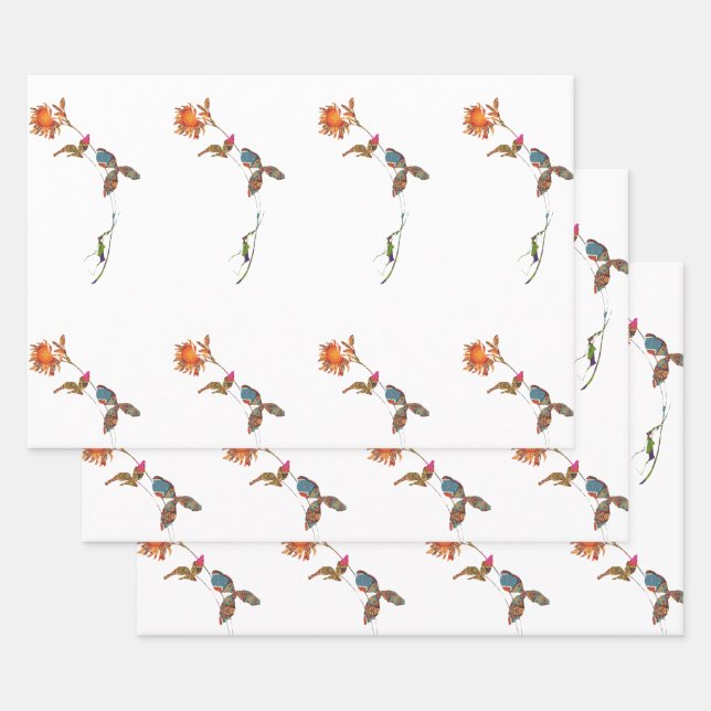 Sunflower Wrapping Paper (Set)