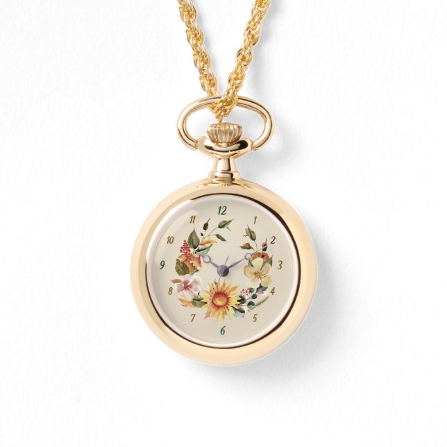 Sunflower Wreath  Watch (Front)
