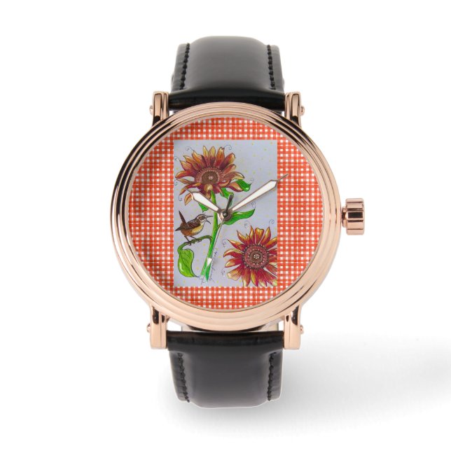 Sunflower Wren Watch (Front)