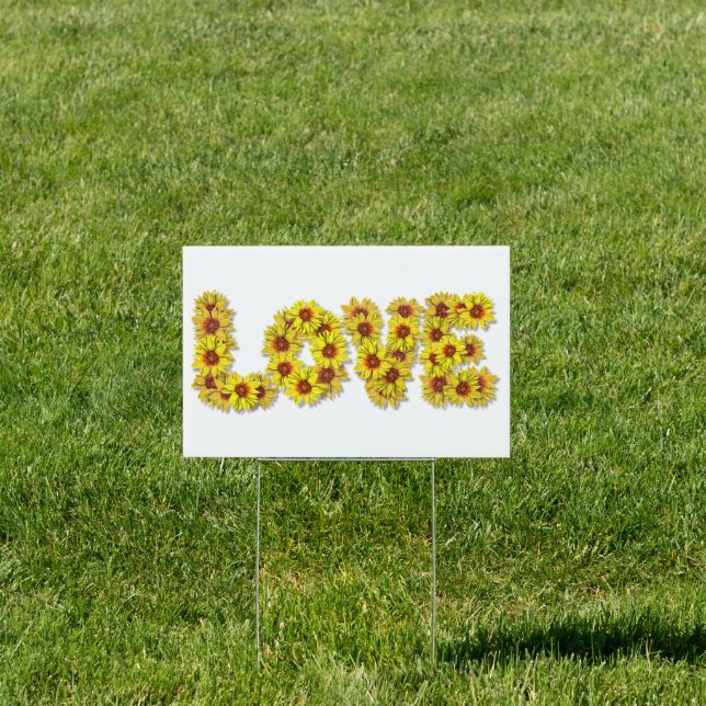 Sunflower Yard Sign (Insitu)
