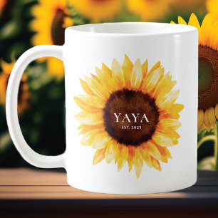 Sunflower Yaya Coffee Mug