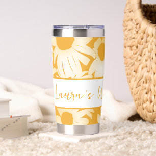 Sunflower Yellow Color Me Daisies Insulated Tumbler