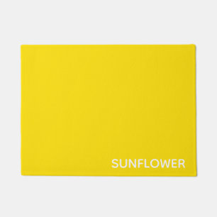 Sunflower Yellow Color Name Doormat