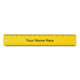 Sunflower Yellow Color with Customizable Name Ruler