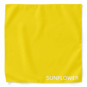Sunflower Yellow Colour Name Bandana