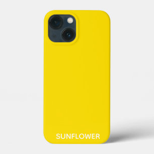 Sunflower Yellow Colour Name iPhone 13 Mini Case