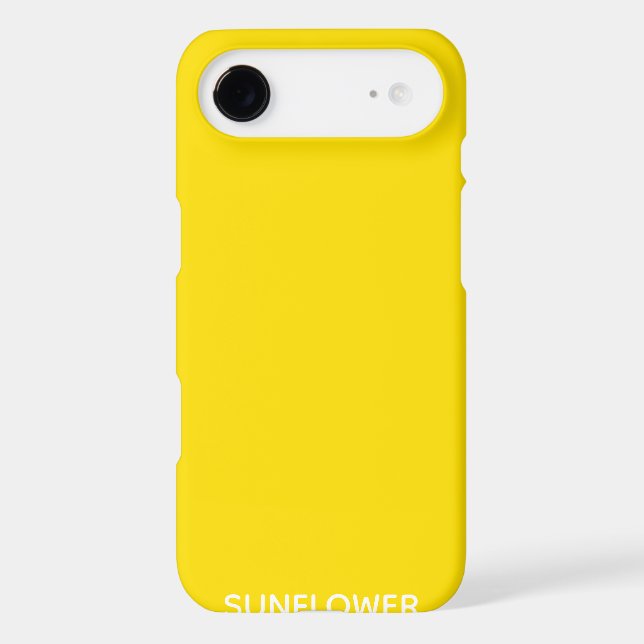 Sunflower Yellow Colour Name Case-Mate iPhone Case (Back)