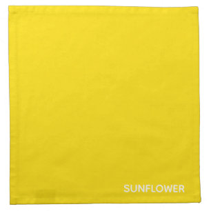 Sunflower Yellow Colour Name Cloth Napkin