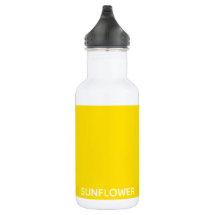 Sunflower Yellow Colour Name Stainless Steel Water Bottle