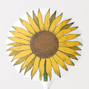 Sunflower Yellow Flower Balloon