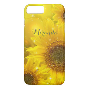 Sunflower Yellow Flower Floral Personalized iPhone 8 Plus/7 Plus Case