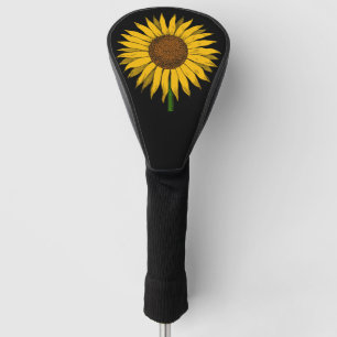 Sunflower Yellow Flower Golf Head Cover