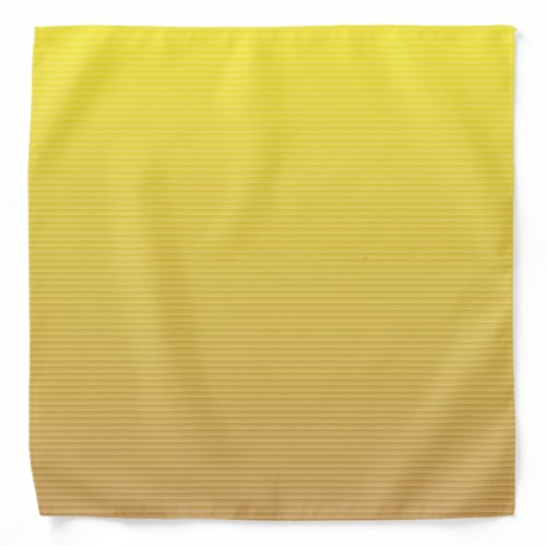 Sunflower Yellow Ombre Color Bandana