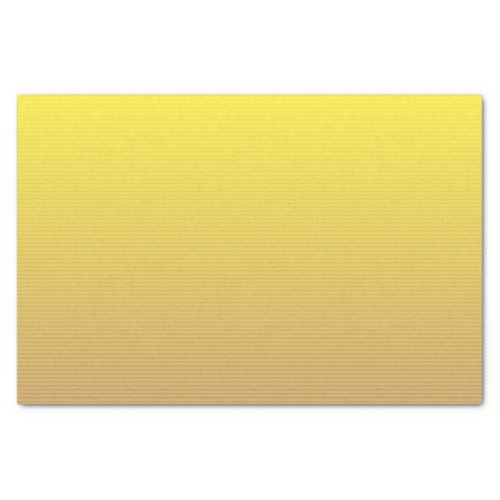 Sunflower Yellow Ombre Color Tissue Paper