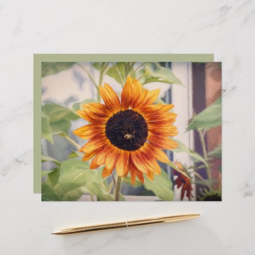 Sunflower Yellow Orange Bee Garden Decoupage