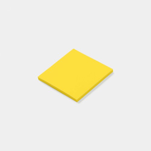 Sunflower Yellow Solid Color Post_it Notes